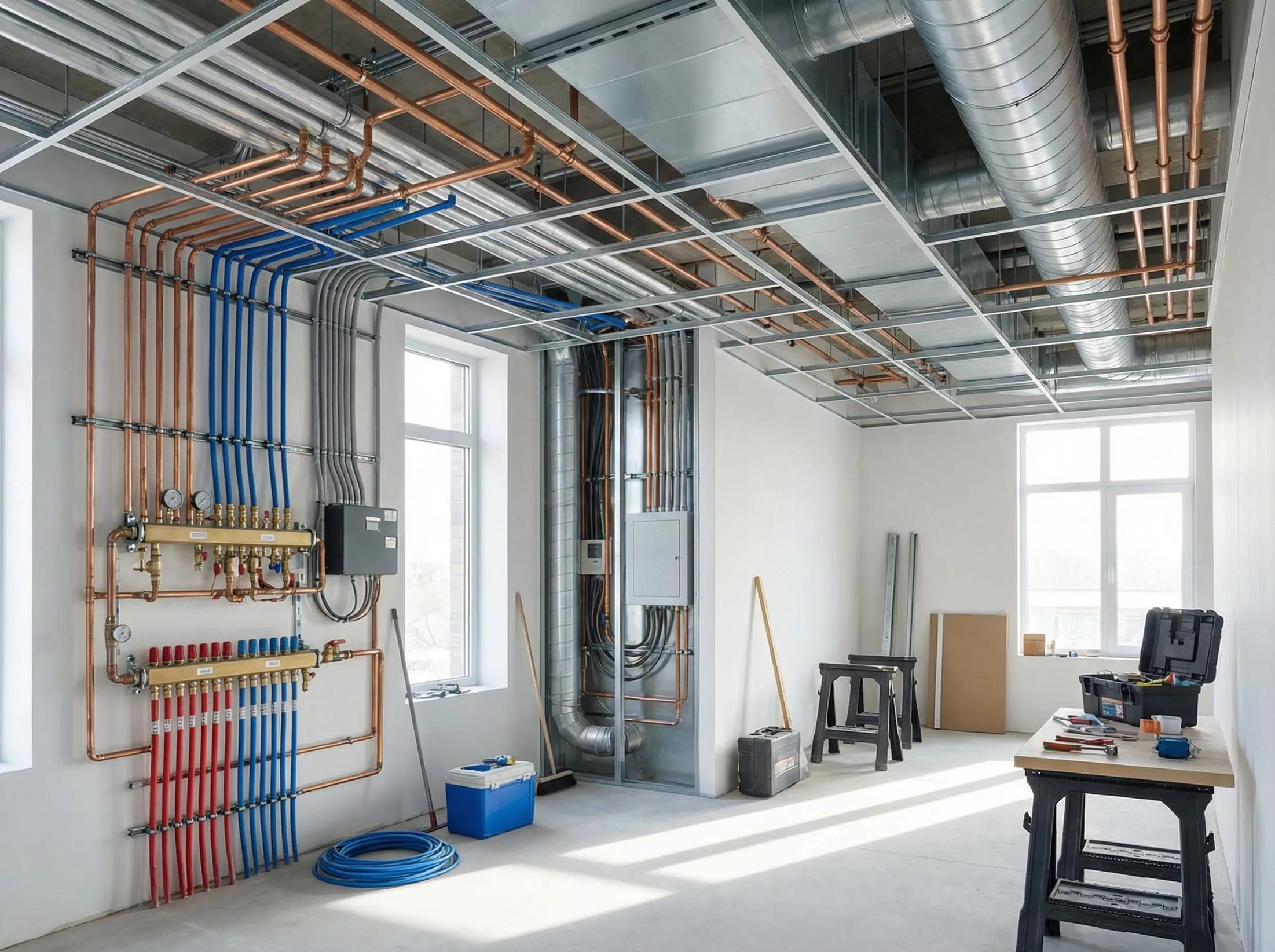 Монтаж внутренних
инженерных систем